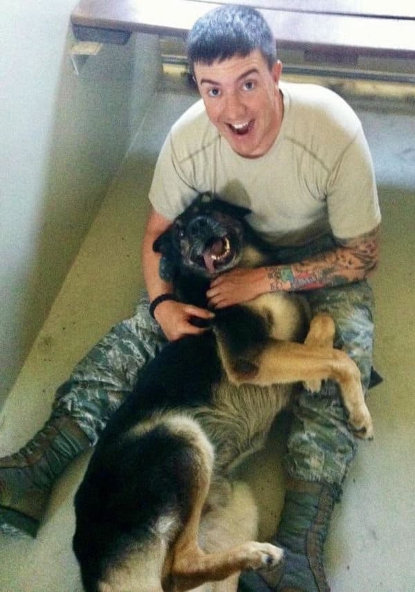 Soldier and His K-9 Partner 
